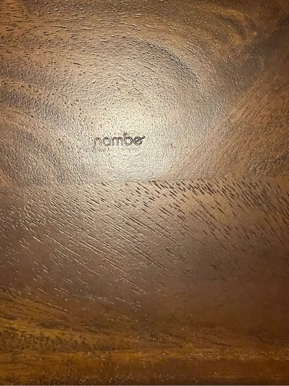 NWB - Nambe Origin Acacia Wood Tray 18inches, Wooden Serving Platter - Picture 7 of 9